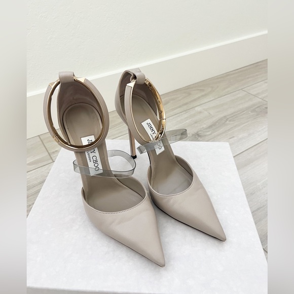 🛍️ Jimmy Choo ‘DREECE’ PUMPS 110 stone smoke - Picture 7 of 13